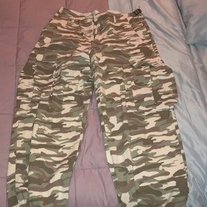 Fashion Nova camo jogger pants